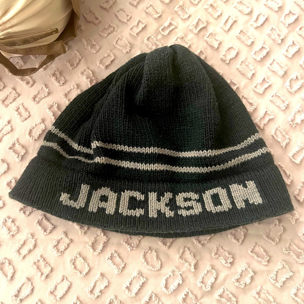 Knit winter hat for toddler boy